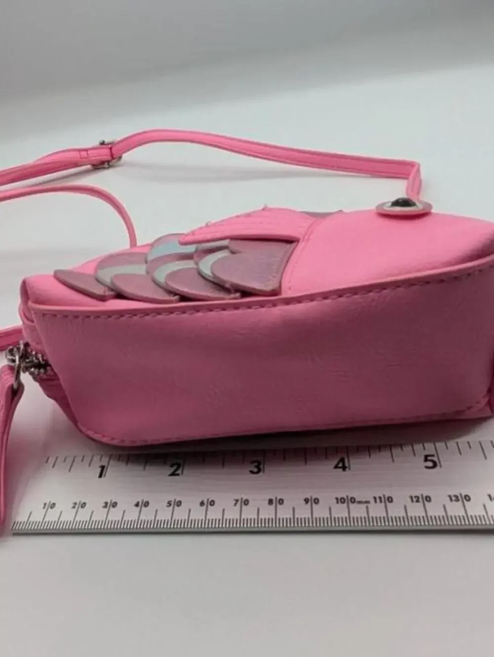 Unbranded Small $48 Pink Faux Leather Y2K Novelty Crossbody Bag